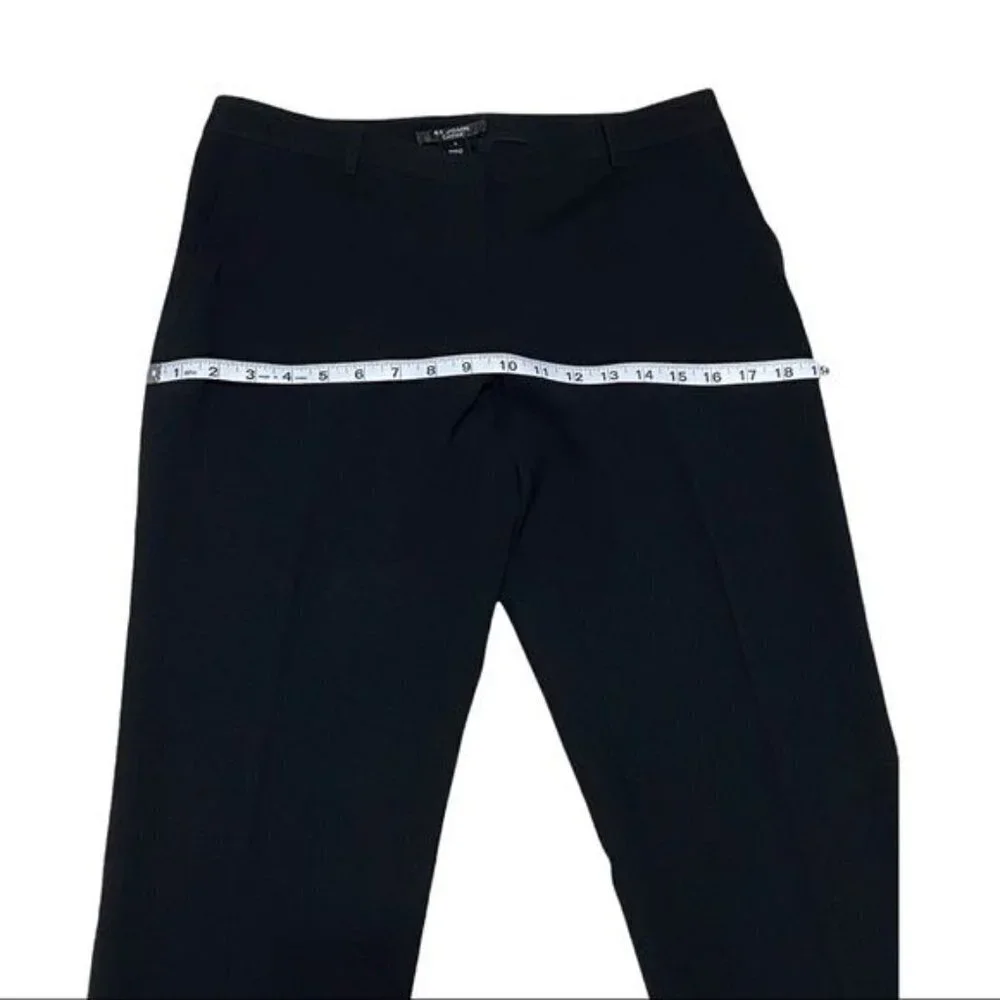 St. John‎ Black Mid Rise Dress Pants Size 4